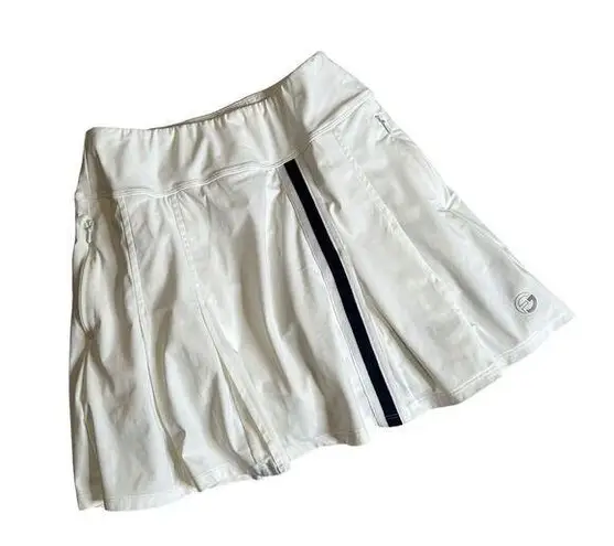 Foray Golf Women's White Pleated Short Skort Skirt with Shorts Athleisue Size XS