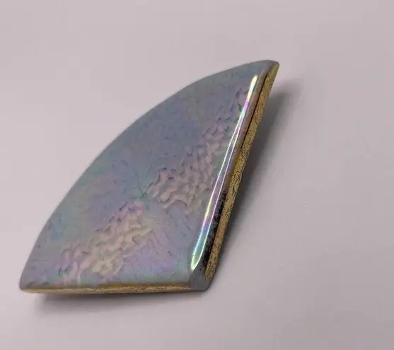 Hand Made Hand Crafted Ceramic Brooch Pin Hand Painted