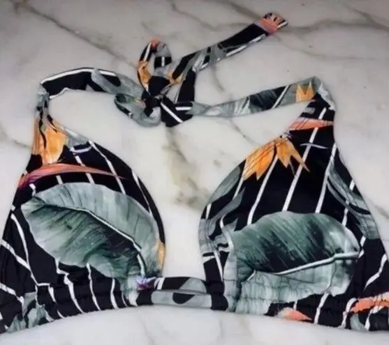 Skye Swimwear Tropical Triangle Haltertop Bikini Top