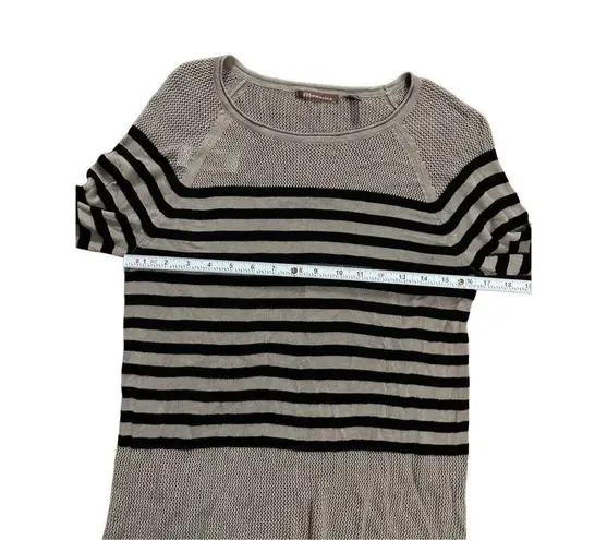 525 America black & light brown knit sweater sz small Black