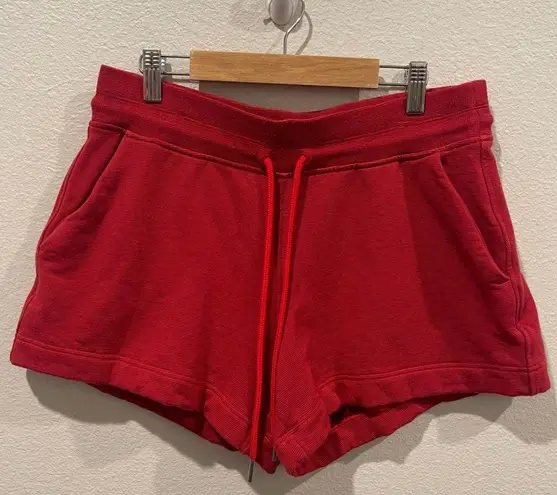 Athleta Red Pockets Shorts