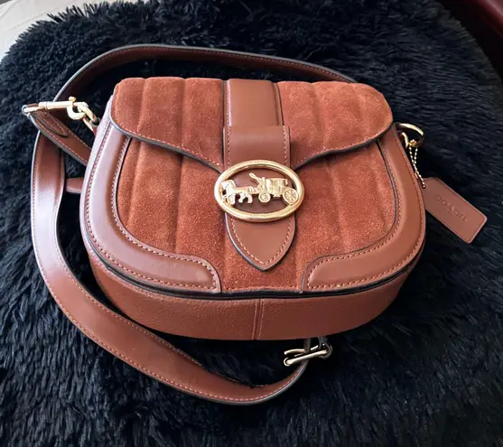 Coach Suede Leather Purse