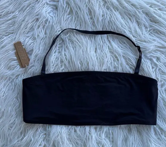 SKIMS Signature Swim Bandeau Bikini Top Onyx Size Medium