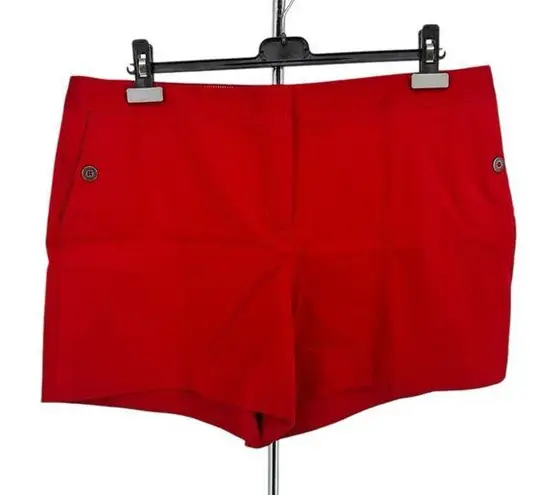 Brooks Brothers Red Cotton Stretch Twill Shorts size 16 NWT Pockets