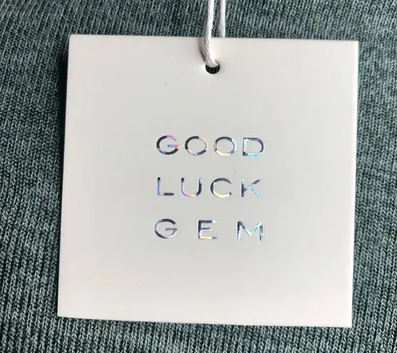 Good Luck Gem Green Knit Polo Dress - Size Large