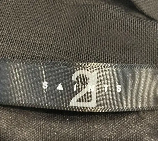 21 Saints Sleeveless Mock Neck Bodysuit