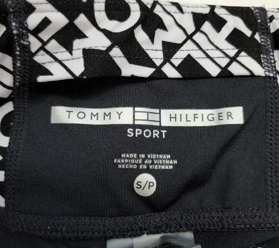 Tommy Hilfiger  monogram side cropped leggings size small