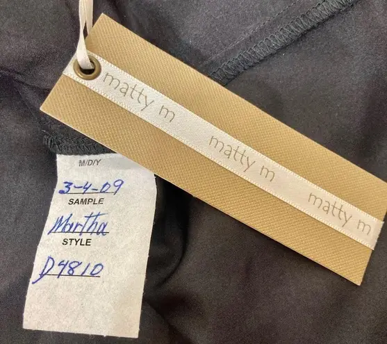 matty m Floral watercolor strapless silk dress New Mattty M small/med multicolor print