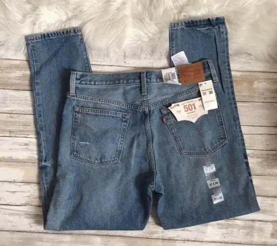 Levi s 501 Skinny Old Hangouts Distressed High Rise Waisted Jeans Blue Size 31 75 23 Off Retail New With Tags From Sammie