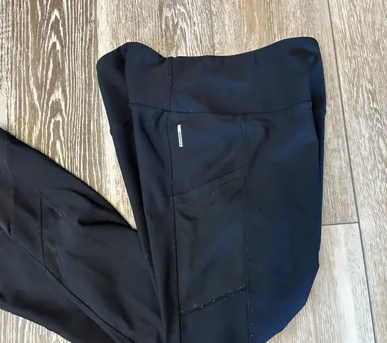 Mondetta Sz M Black Athletic Leggings Too Cute!