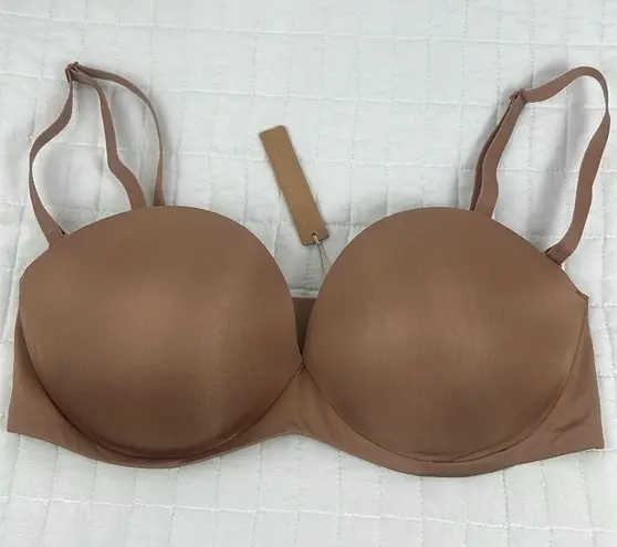 SKIMS  Ultimate Strapless Push Up Bra in Sienna Size 36D NWT