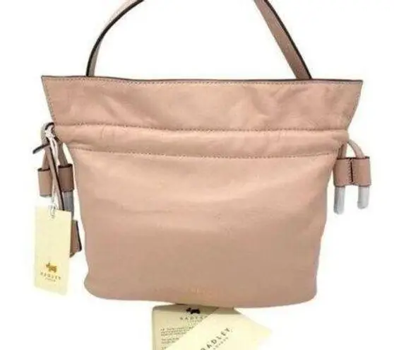 Radley London Sunny Rise Womens Bucket Bag Pastel Pink Leather New