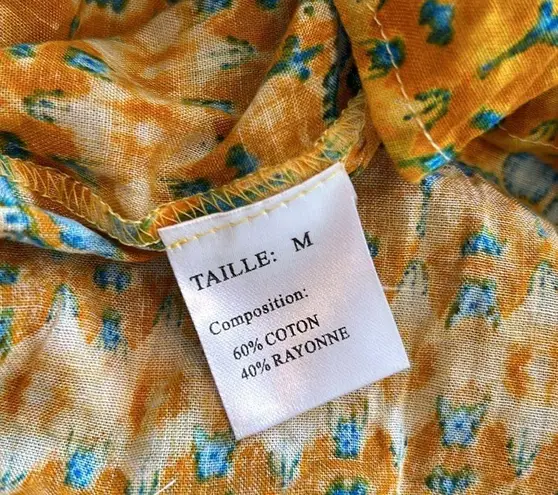 Uffizi 529 Printed Sleeveless Midi Maxi Dress Size M