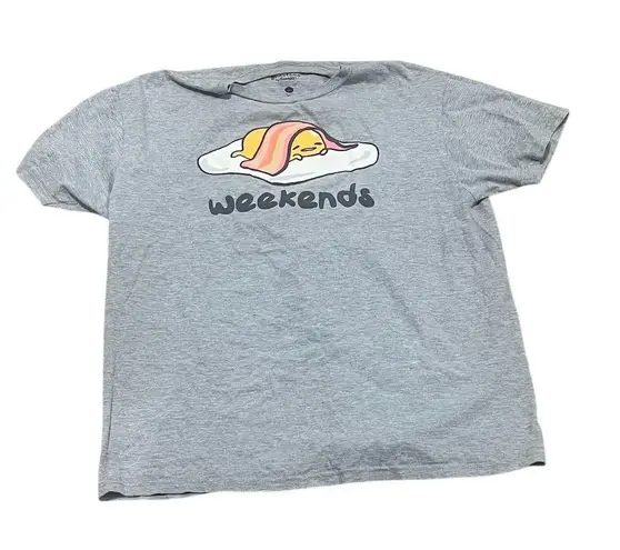 Sanrio Gudetama "Weekends" Graphic T
