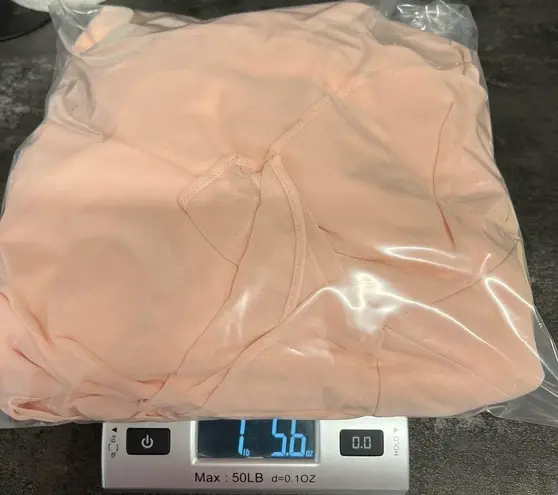 Fame and Partners Marissa Ruffle Maxi Dress Pale Pink Lined Boho Size 2 NWT