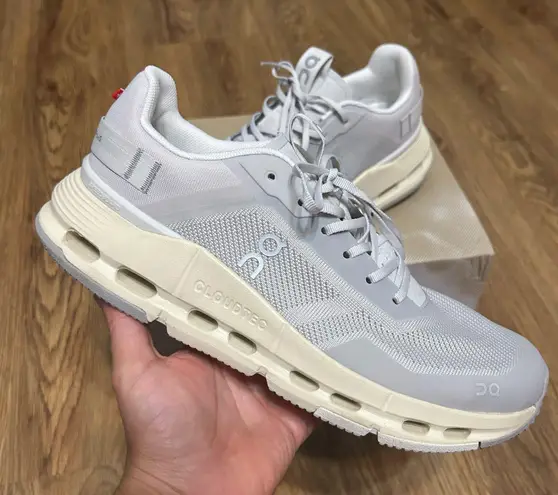 on cloud ON CLOUDNOVA gray running athletic training lace up shoes sneakers new