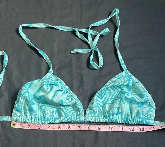 Hilo Hattie Vintage Tropical Triangle String Bikini Top & Matching Sarong
