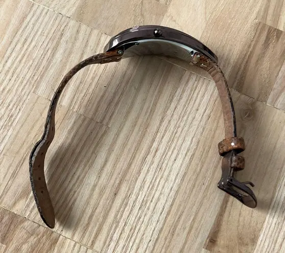 Le Vian Diamante Rare Limited Edition Diamond Ladies Watch Teardrop Case Brown