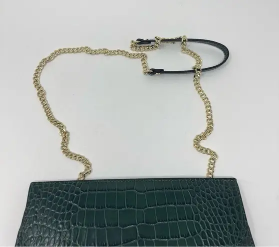 Strathberry Stylist Crossbody Bag In Green Bottle crock embossed