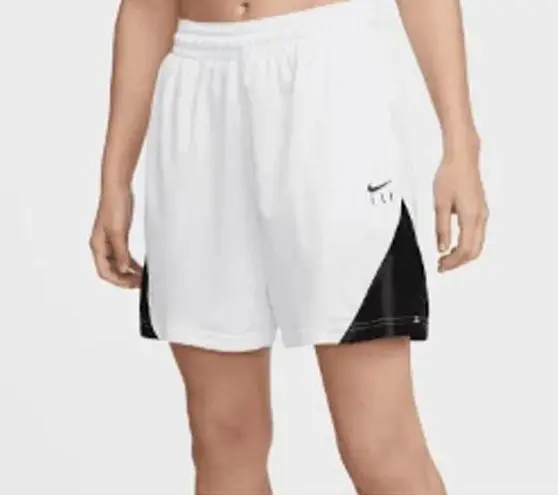 Nike  Fly Loose Basketball Shorts White Black Size Women's Small NEW