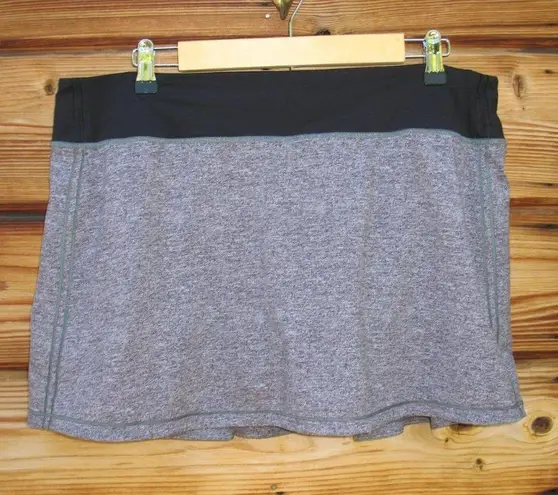 Lululemon  Pace Rival Skirt (Tall) No Panels 15" Heather Lux Multi Black  Black