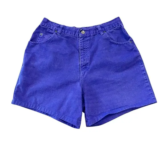 Vintage Sostanza Shorts Women’s *Size 6 Purple Denim 90s Mom Jeans High Rise