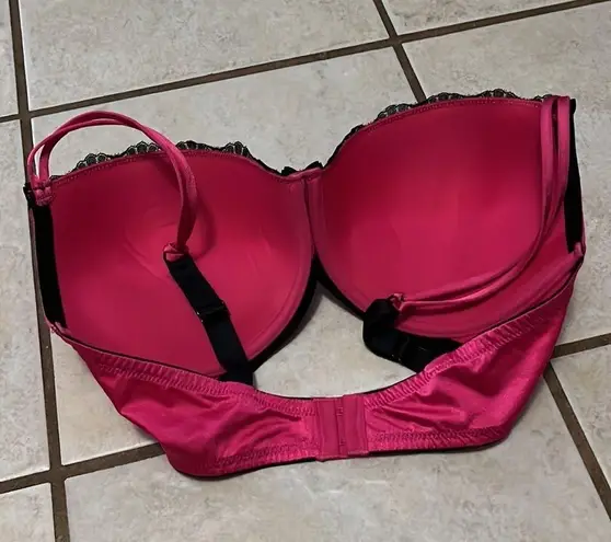 Apt. 9  intimates 36D Pink Black Bra Barbie