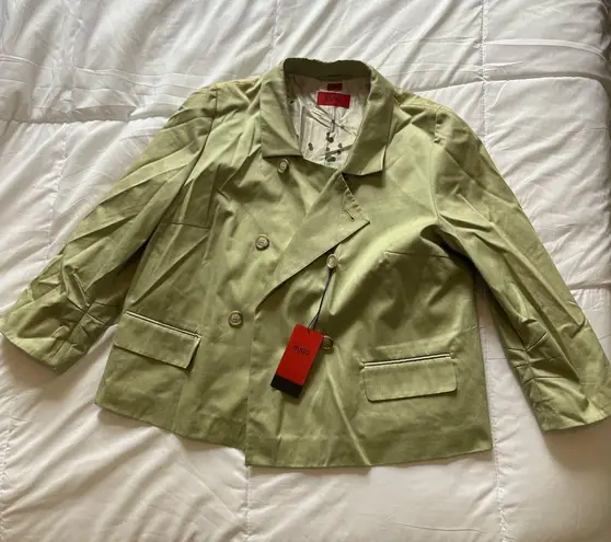 Hugo Boss NWT Women’s Olive Green Blazer Jacket Size 12
