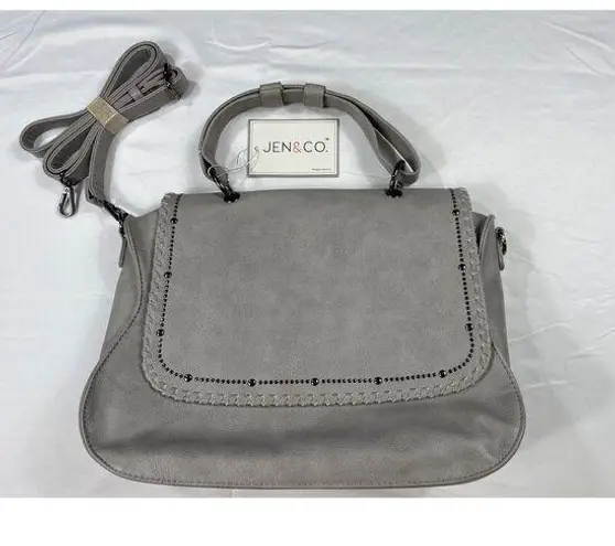 Jen & Co. womens Gray Handbag NWT SKU 7199