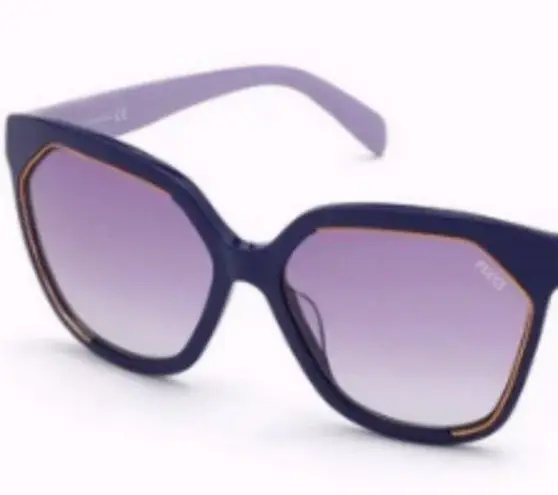 Emilio Pucci 59mm Geometric Sunglasses Purple