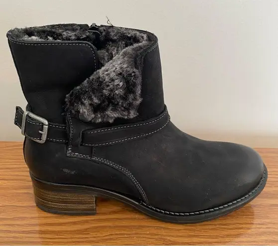 New Without Box Taos Combo Leather Engineer Boots Black Sz 41 US 10.5