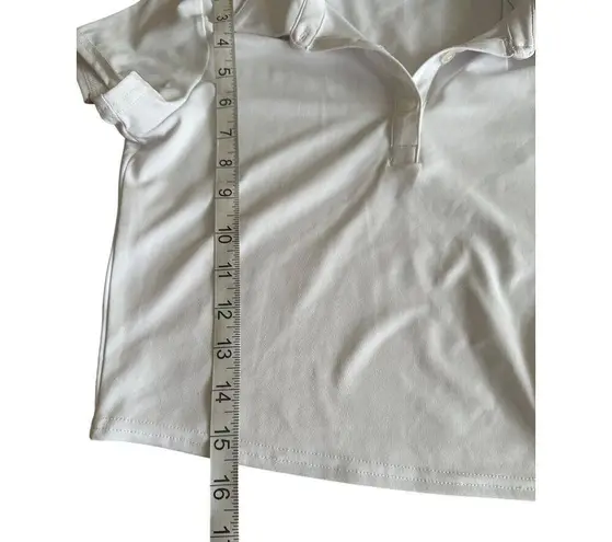 90 Degree By Reflex Work Out Polo Crop Top UPF 50+ Protection