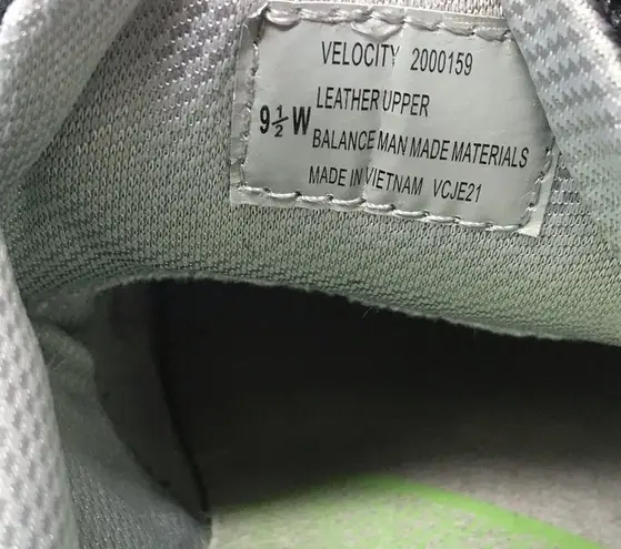 Align Velocity Black Swirl Leather Nurse Healthcare nonslip sneakers shoes 9.5 W