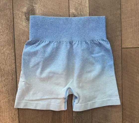 AYBL Pulse Ombre Seamless Shorts Sky Blue