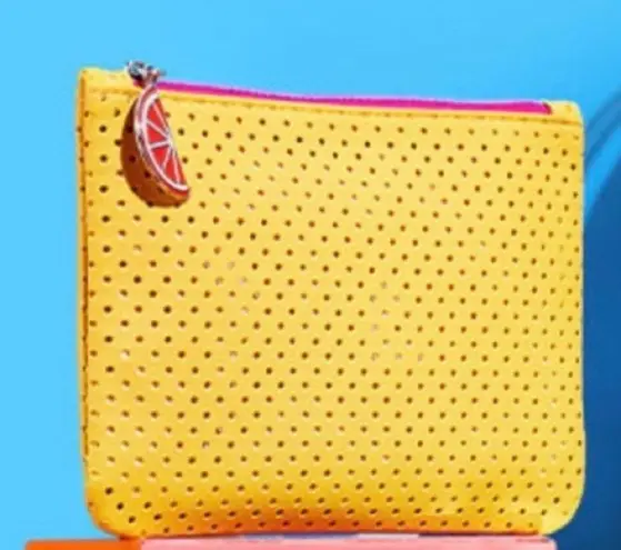 Ipsy LEMON YELLOW GLAM BAG