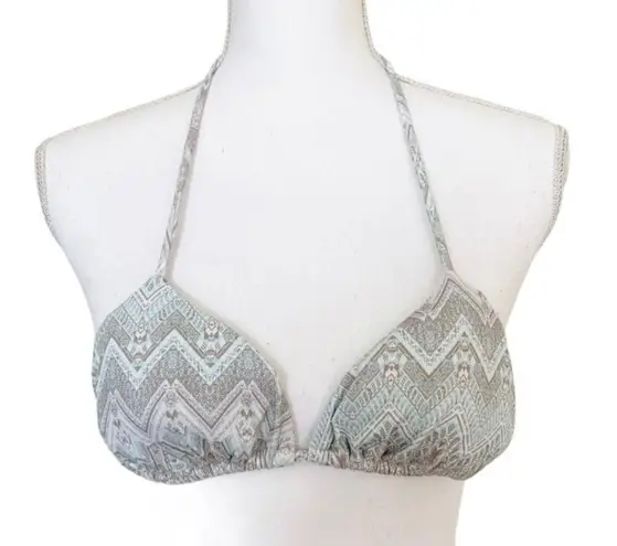 Eberjay Eberjey NWT Surf Spray Mia Triangle Bikini Top Iceberg Blue Size Medium