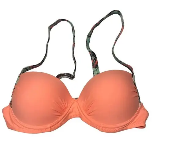 Kamoni Bikini Swimsuit Size Small Peach Multicolor Push Up New Island Beach Boat Orange
