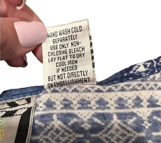 Ugly Christmas Cardigan Sequined Top XL