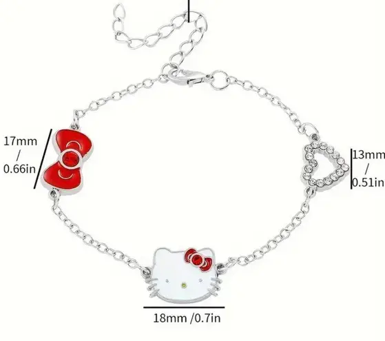 Sanrio Hello Kitty Fashion Inspired Gold Bracelet