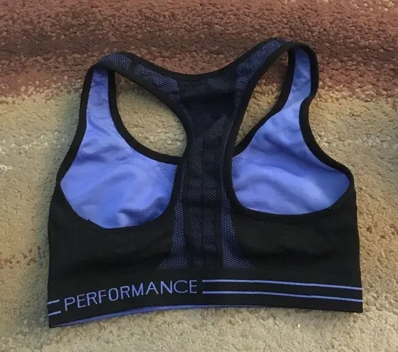 Calvin Klein Blue and black reversible sports bra never worn