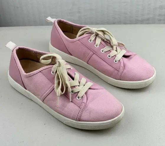Vionic Pisces Canvas Shoe Bubblegum Pink Casual Sneakers Women’s Size 6 EUR 37
