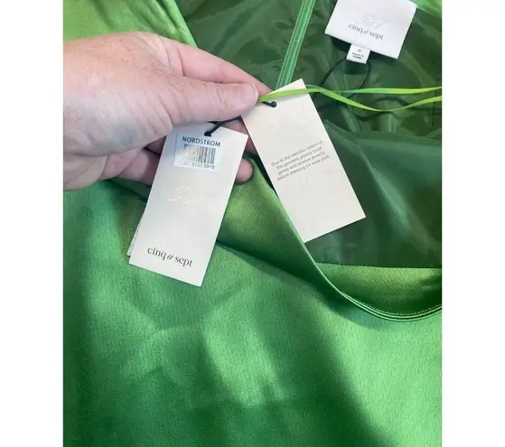 Cinq à Sept 5a7 Cinq a Sept Mini Straight Skirts Women's 8 Green Hidden Zip B78