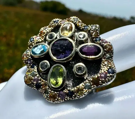 Michelle Albala Sterling Silver & 18k Gold Vermeil Multi