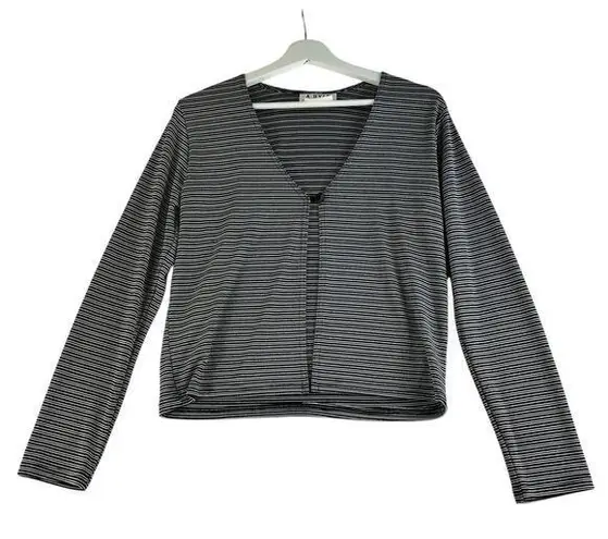 A Byer Vtg Y2K L Large Single Button Cardigan Grunge Whimsycore Cottage Fairy Grandma - Image 1