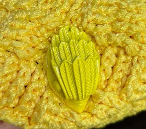 Kurt Geiger Authentic LONDON Crochetted zip top crossbody and pouch