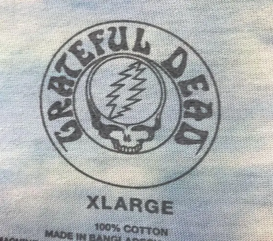 Grateful Dead Bear Jamboree Rock Tie Dye T-shirt Size Extra Large.