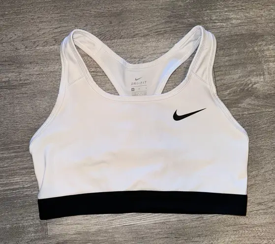 Nike White  Sports Bra