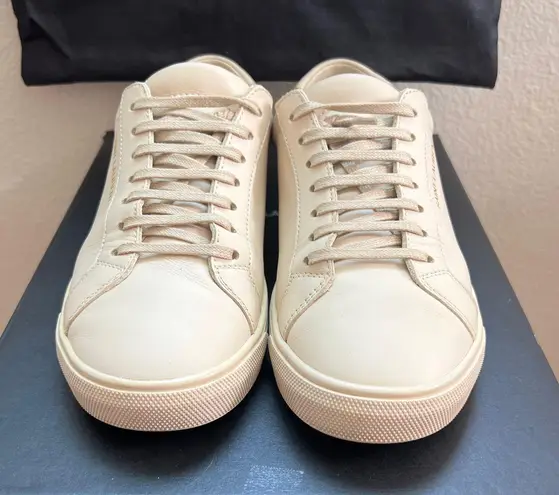 Saint Laurent Sneakers Andy Low Top Brooklyn Dark Coquille Casual Womans Sneaker