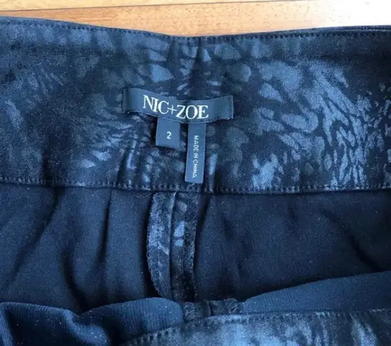 Nic+Zoe NWT Metallic Skinny Pant