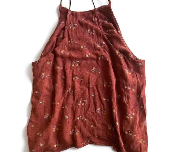 PaperMoon Brown Sleeveless Tank Top